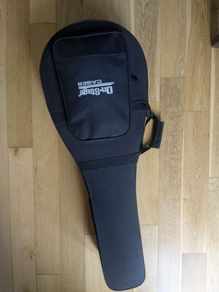 On-Stage Banjo instrument padded travel case gig bag with strap