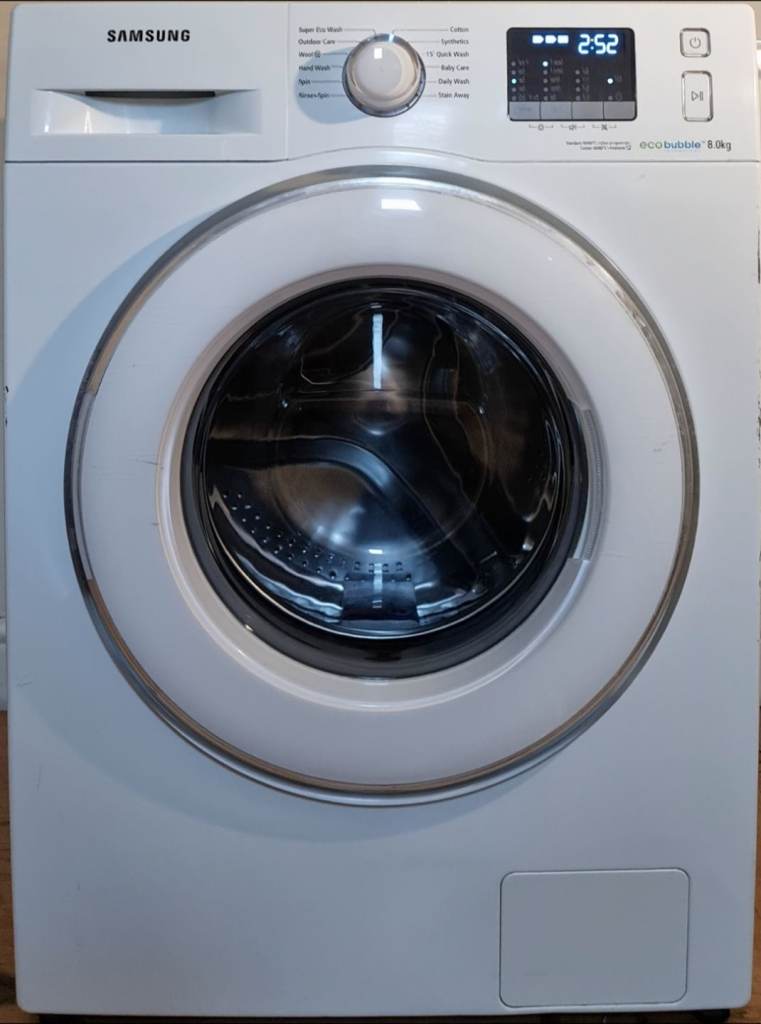 8kg Samsung ecobubble washing machine