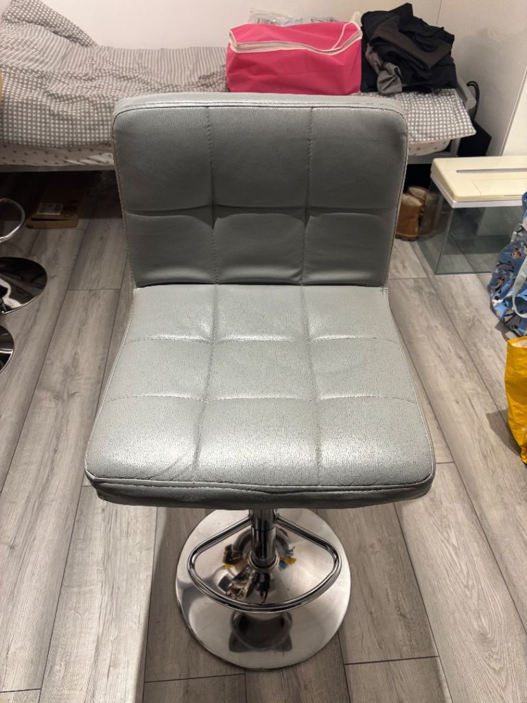 Grey bar stools 