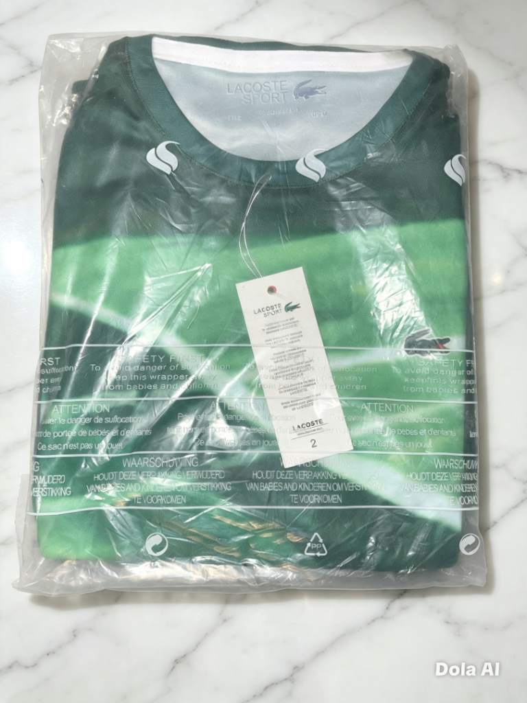 Lacoste Sport Green T-Shirt – Brand New with Tags, Size M
