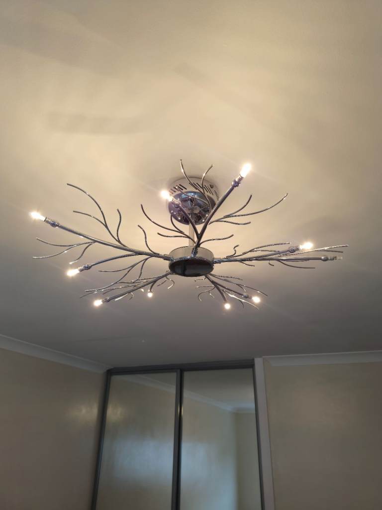 Ornate Tree Branch Ceiling Light