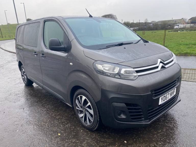 2017 67 CITROEN DISPATCH 2.0 BLUEHDI 1400 M 6 SEAT NO VAT CREW VAN MWB EURO 6 (S