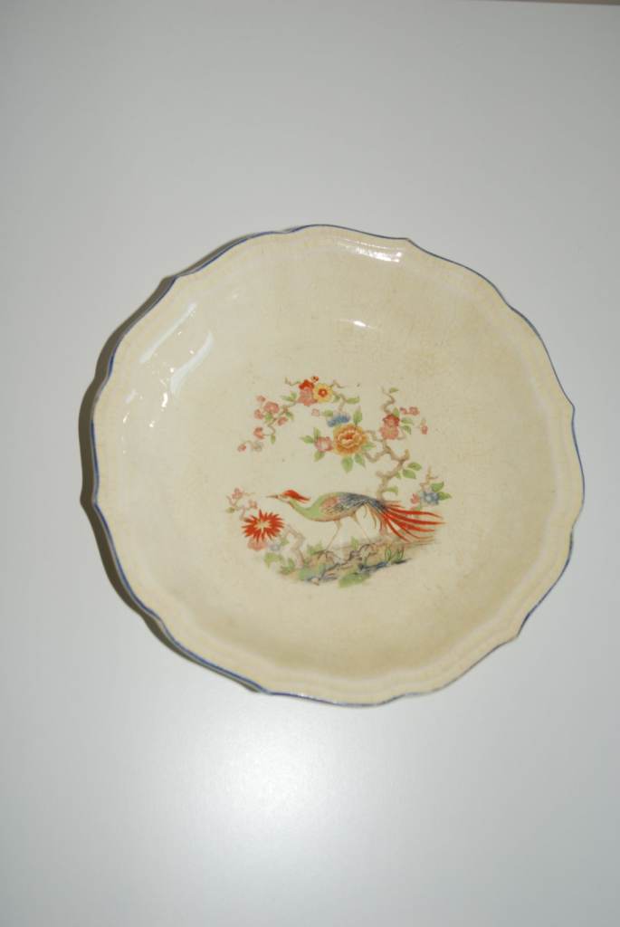 BOWL with BIRD DESIGN