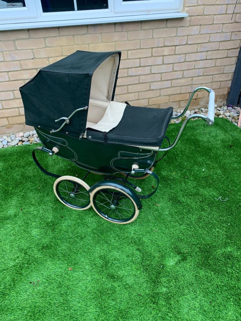 Vintage Silver Cross Dolls Pram Coach Built 