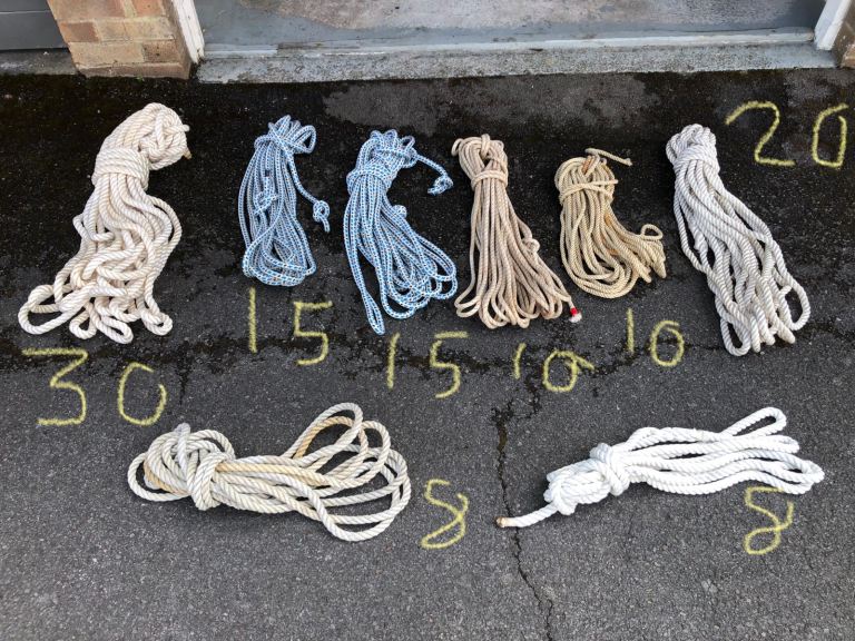 Assorted mooring ropes various prices Offers