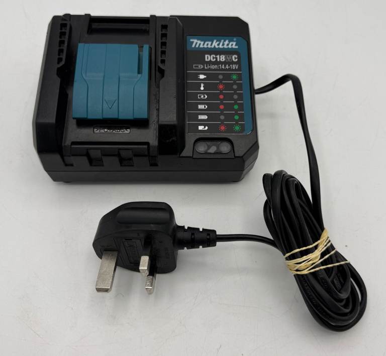 Makita DC18WC 18v 22min Economy Lithium Battery Charger Compact Small Black