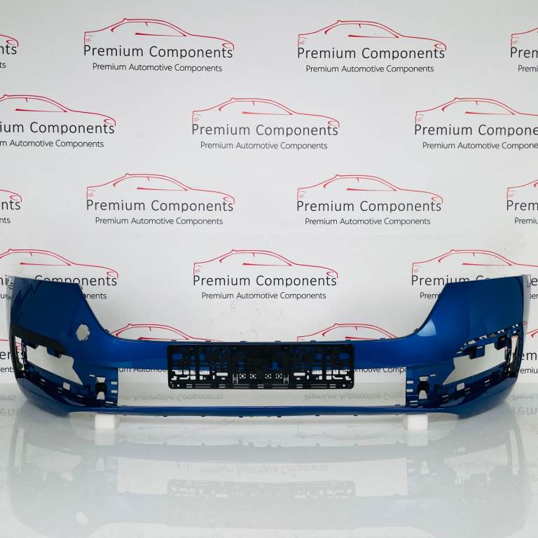 Skoda Octavia Mk4 Front Bumper Genuine Blue 5E3807221 | 2020 - 2024 [AT1]