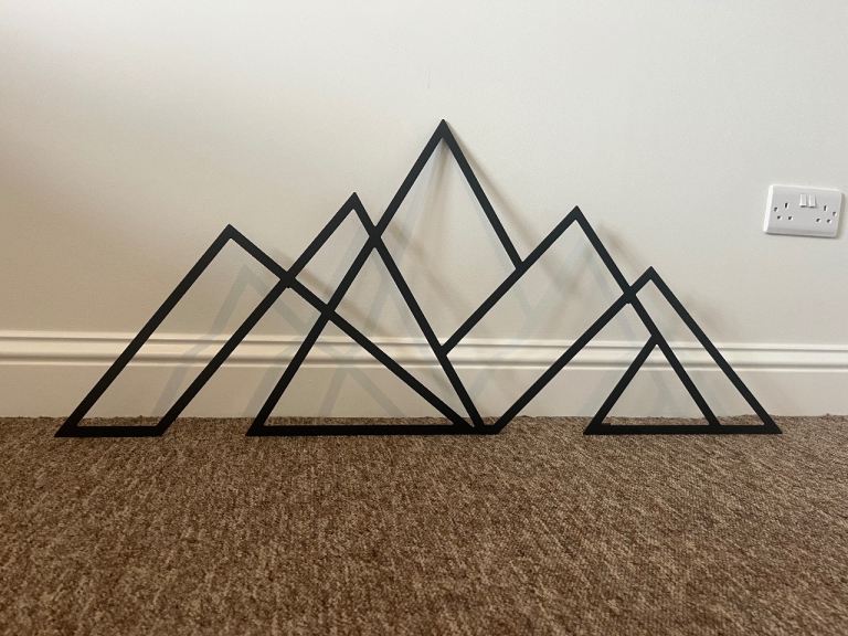 Mountain Scene Metal Wall Art
