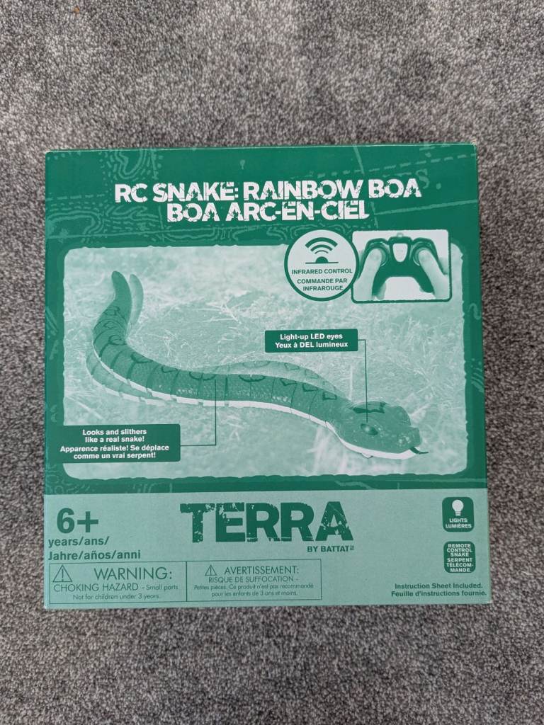 Remote control snake toy