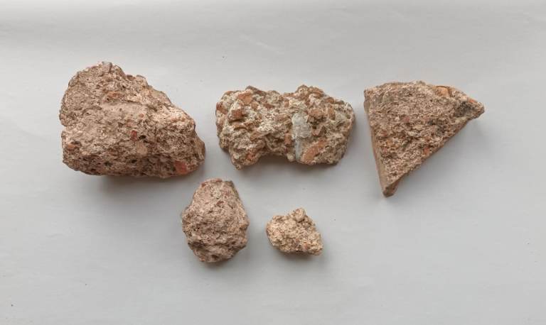 Roman Opus Signinum - Building Material x 5 pieces  (20)