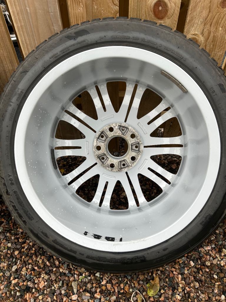 BMW E46 OEM M3 alloys wheels new Bridgestone tyres