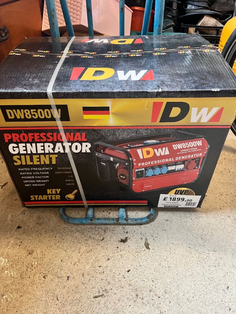 IDW DW8500W Professional Silent Generator – Brand New