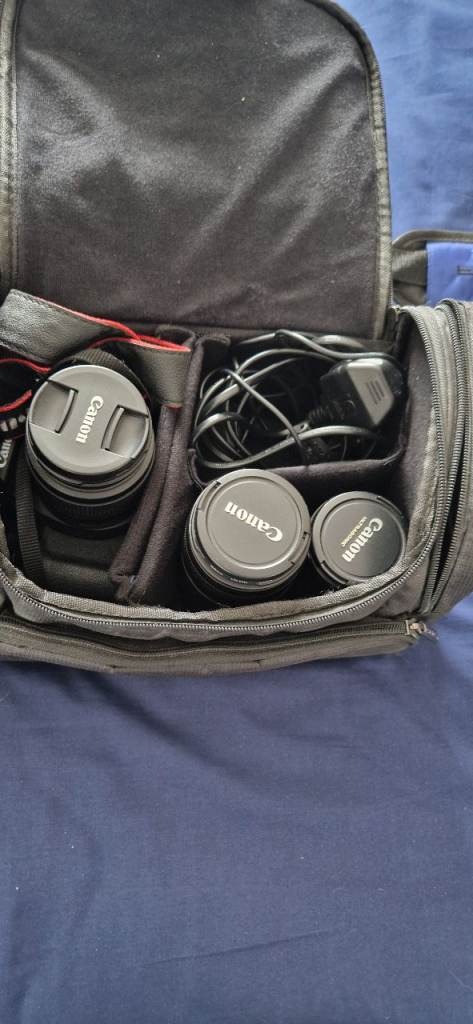 Canon 1300D Camera + extra lenses.