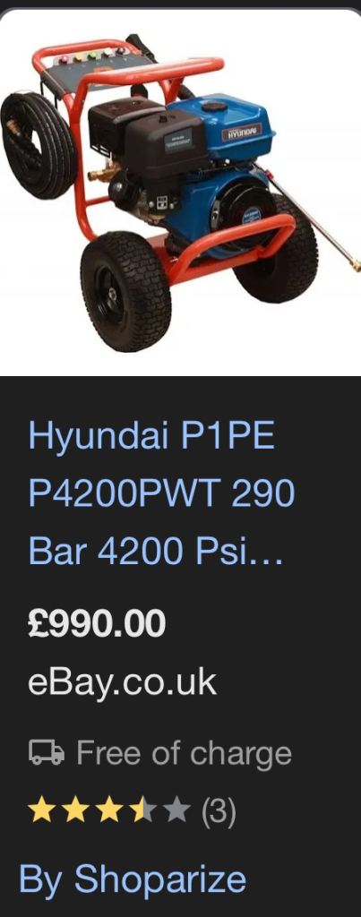 Full pressure washing set up for sale