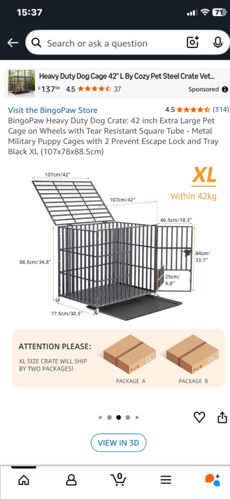 Dog cage
