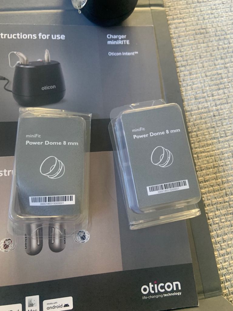 Oticon with Charger and Accessories