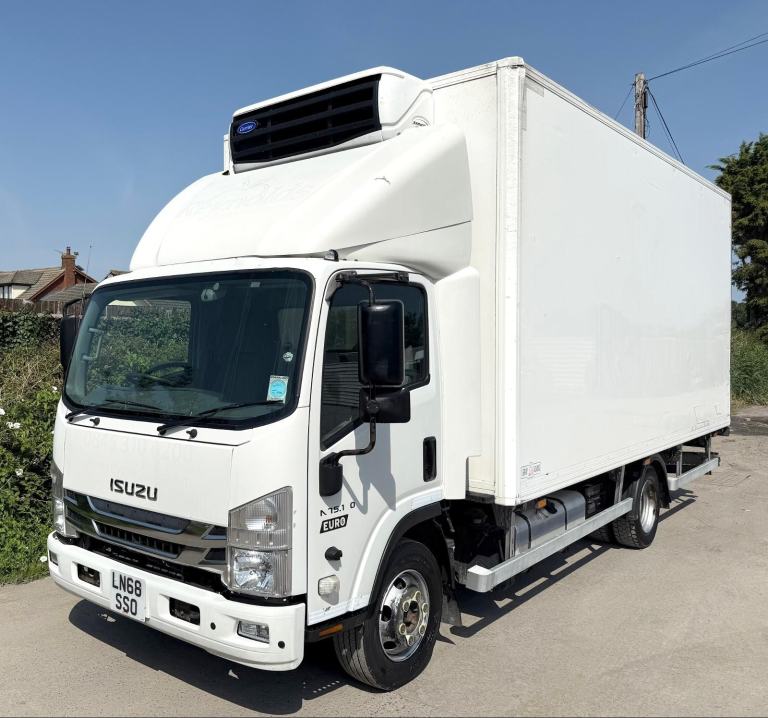 2018 ISUZU FORWARD N75.190 FRIDGE FREEZER TRIPLE BARN DOORS EURO-6 U-LEZ
