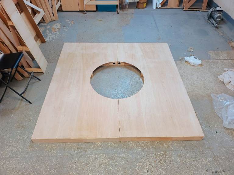 Model Railway Baseboard. 7'x7' foot approx.