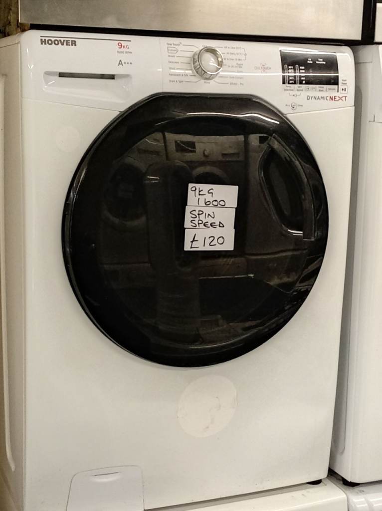 HOOVER 9KG 1600SPIN SPEED A+++ENERGY WASHING MACHINE