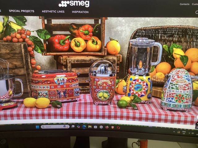 image for SMEG 50'S Designer Dolce & Gabbana Sicily Is My Love Brand New Boxed Sealed £599 CHRISTMAS PRESENT