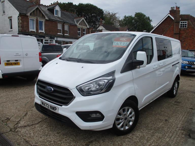 2022 Ford Transit Custom 2.0 EcoBlue 130ps Low Roof D/Cab Limited Van Crew Van Crew Van Diesel Ma...