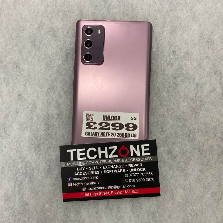 Galaxy Note20 256GB – Unlocked, Pink