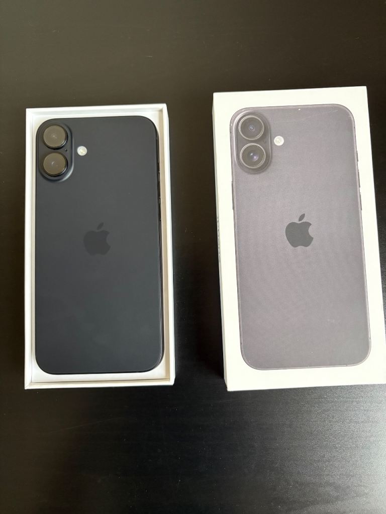 iPhone 16 plus 100% battery health black