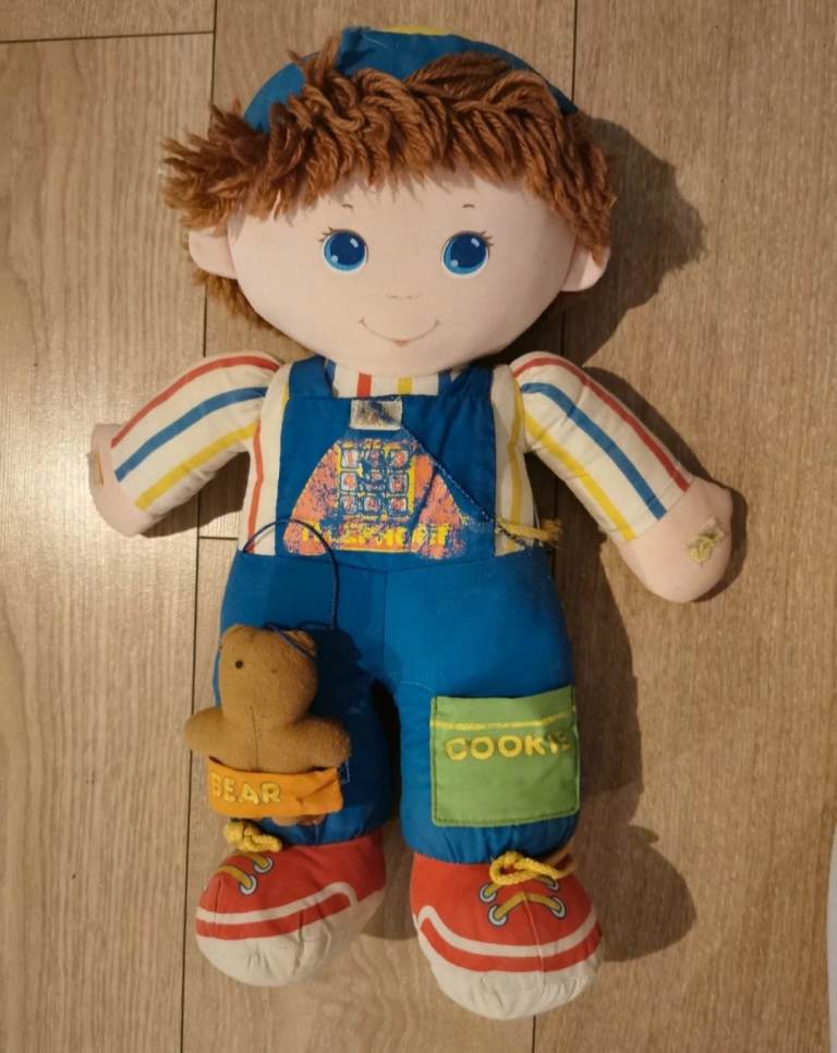 image for Amtoy american greetings teach me learn plush boy doll limited edition collectors item 80s toy