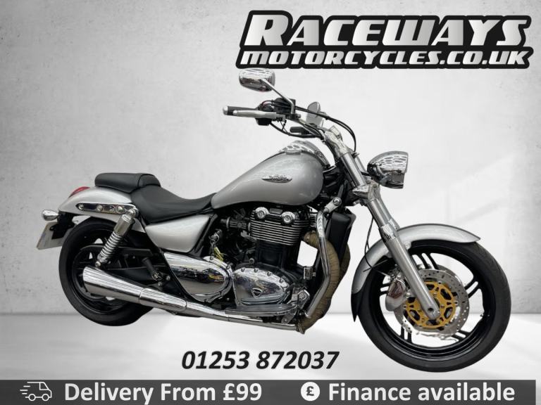 TRIUMPH THUNDERBIRD 1600 SILVER, 2009 09 REG 19,600 MILES,