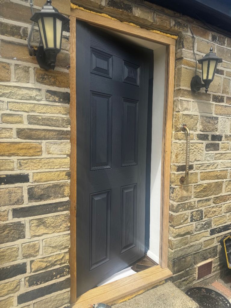 Solid Timber Front Door & Hardwood Frame 