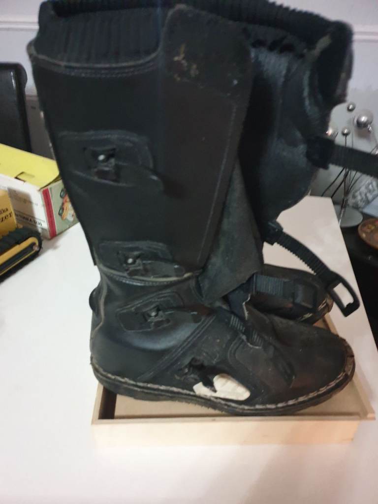 Acerbis motocross boots.