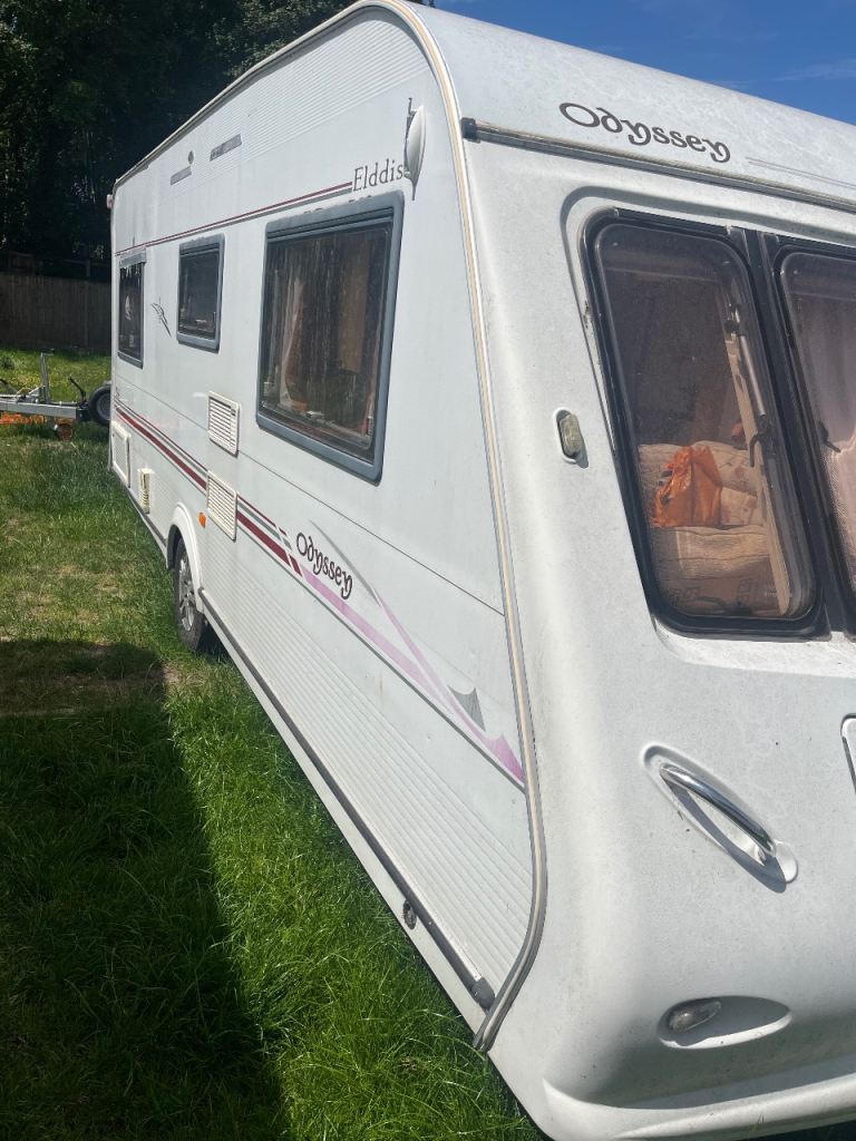 Elddis Odyssey 4 Berth 2004 model End bedroom 