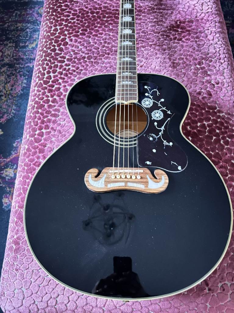 Epiphone by Gibson  EJ-200 Acoustic Guitar with truss rod replaced.