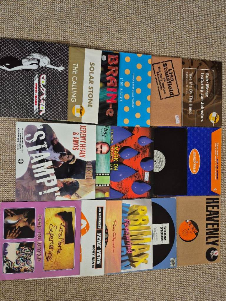 Job lot 90s dance vinyl