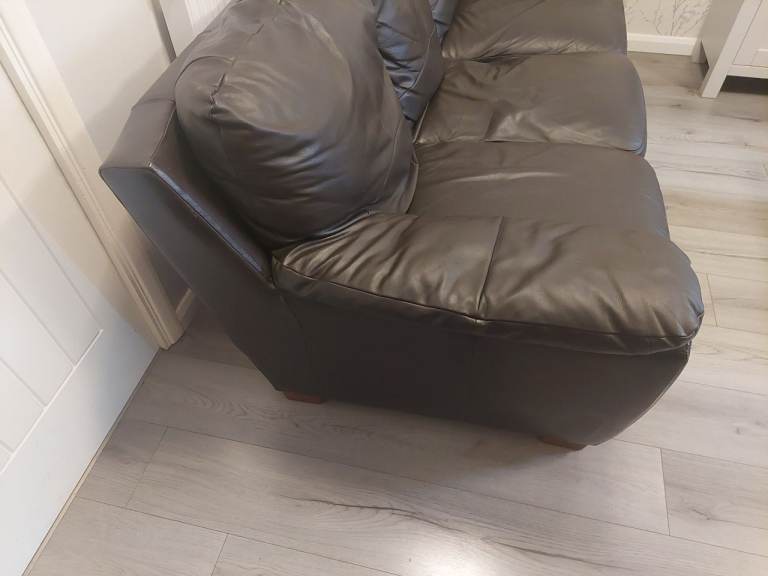 3 seater leather sofa