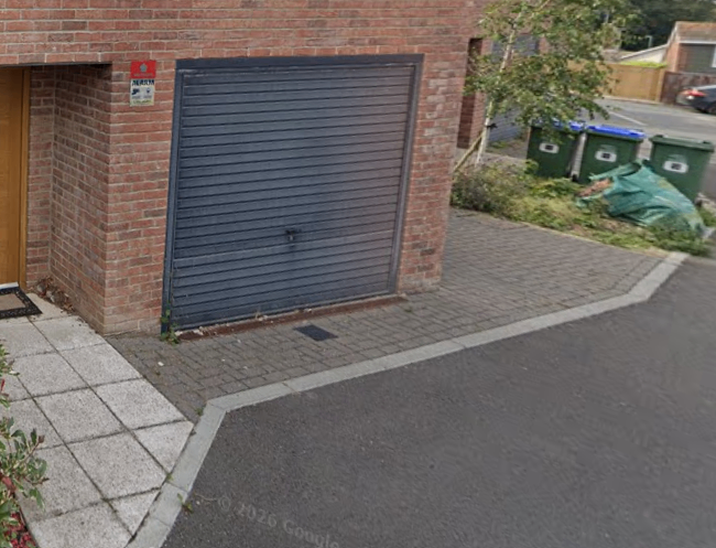 Grey Metal Garage Door – VERY good Condition, Fully Functional