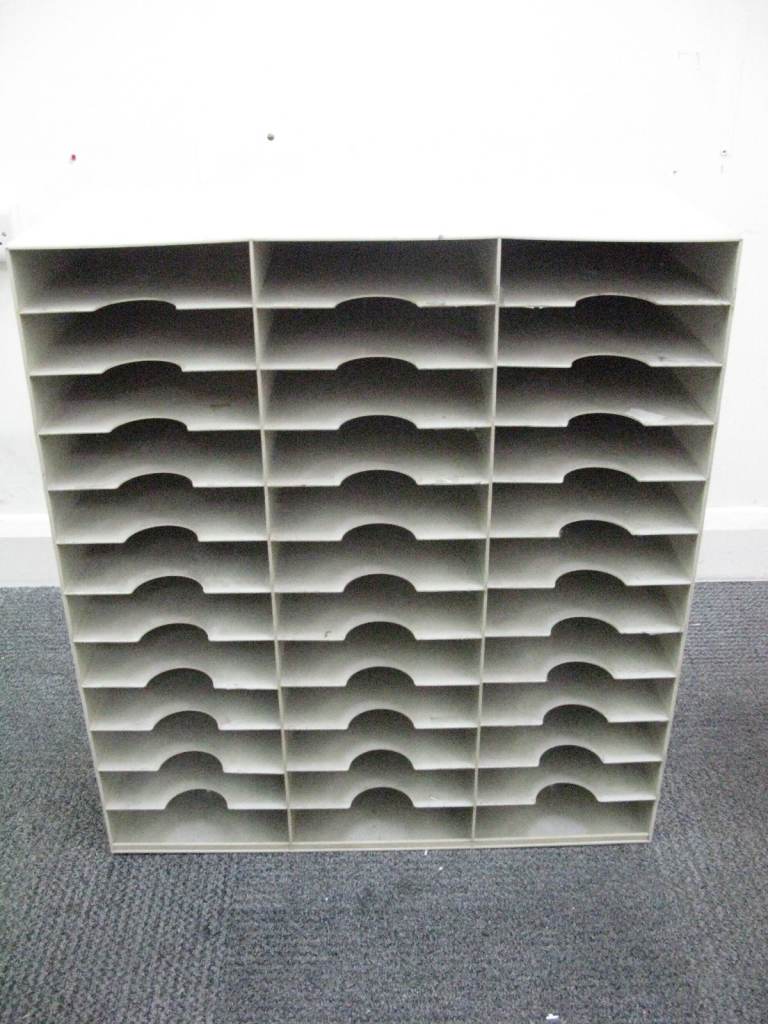 36 Pigeon Hole Mail Sorter Storage Unit