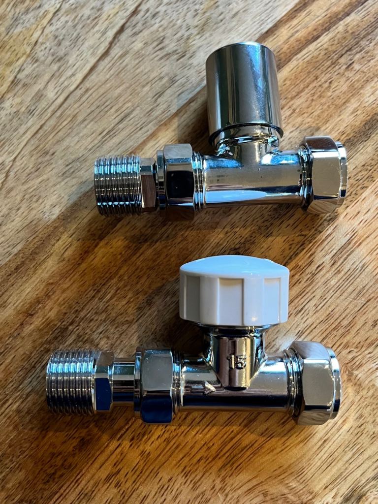 FREE - radiator valve straight connectors