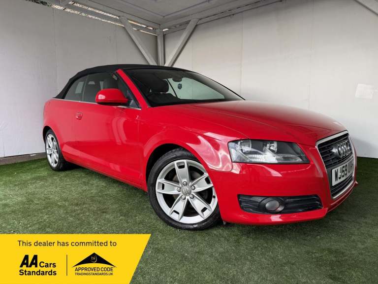 2009 Audi A3 Cabriolet 2.0 TDI Sport Euro 4 2dr CONVERTIBLE Diesel Manual