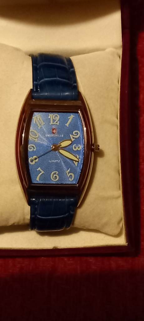 Brand New Swiss Hill Tank Quartz Watch With Box