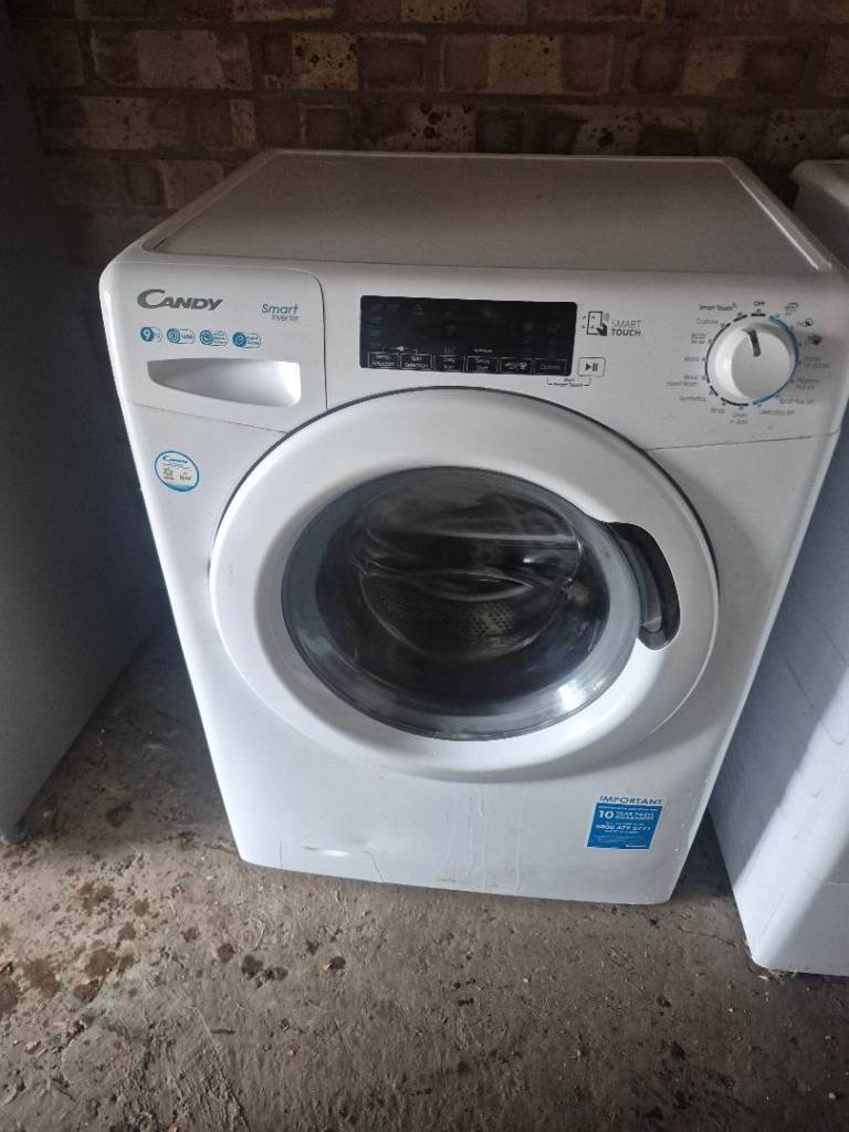 Candy Smart Inverter Washing Machine – White, Good Condition