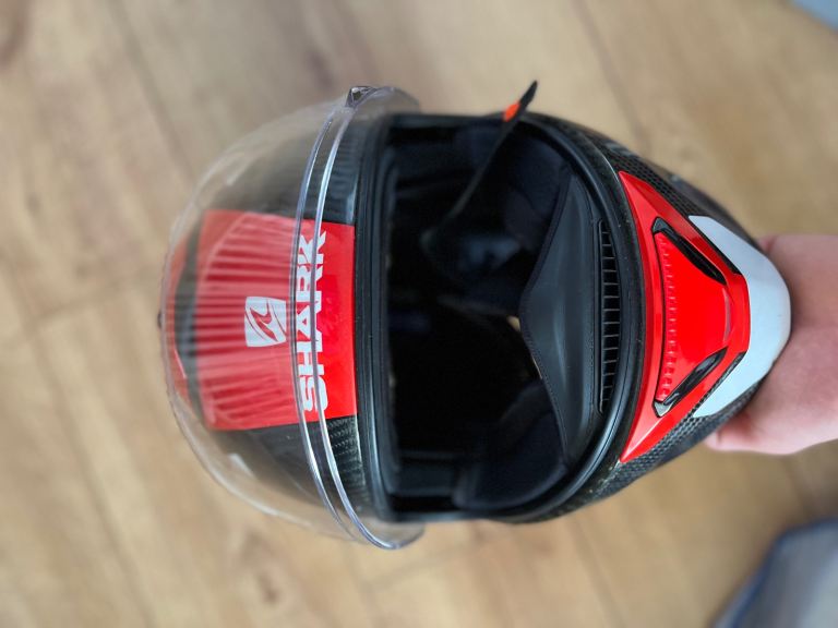 Premium Alpinestars & Shark Carbon Matching Kit (Immaculate, No Crashes) - Size M 54/44