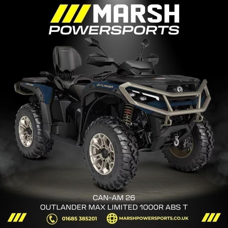 Can-Am Outlander Max Ltd 1000R ABS T 2026 - Can-am Dealer - Promotions Available