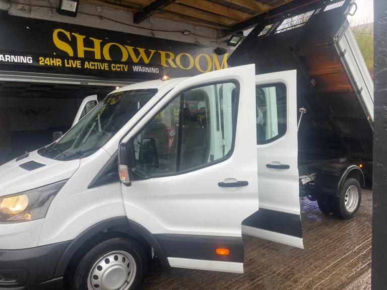 2022 Ford Transit 2.0 EcoBlue 130ps CREW-CAB DROPSIDE TIPPER Dropside Tipper Diesel Manual