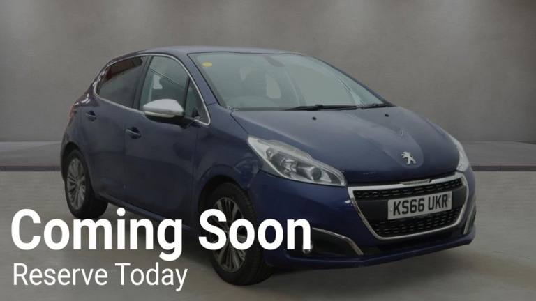 2016 Peugeot 208 1.2 PureTech Allure Hatchback 5dr Petrol Manual Euro 6 (82 ps) Hatchback Petrol ...