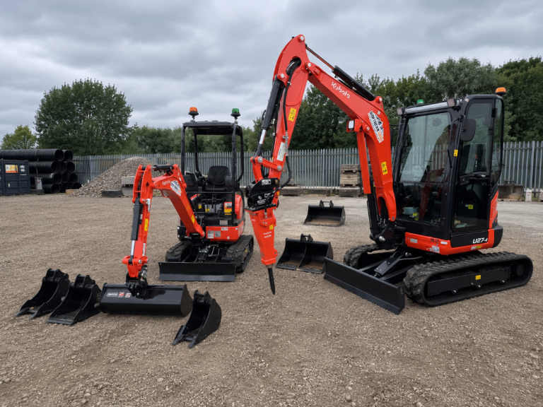 2026 KUBOTA MINI DIGGER HIRE – SELF-DRIVE • OPERATED • GROUNDWORKS