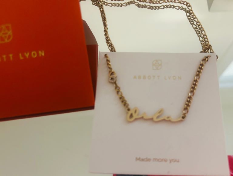 rose gold Orla chain 