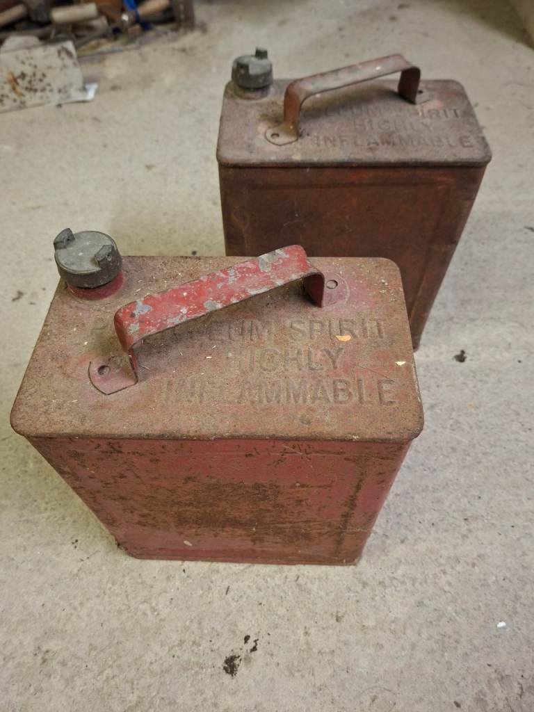 2 x petrol can for sale
