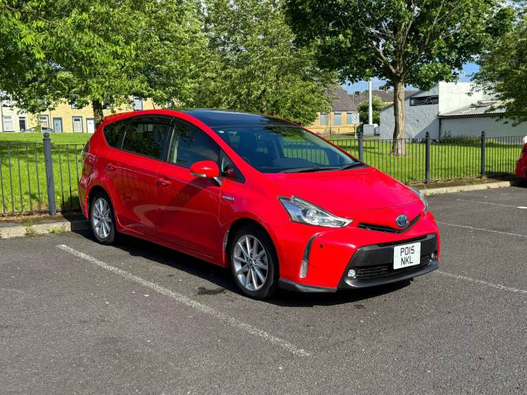 2015 Toyota Prius+ 1.8L Petrol Hybrid Electric MPV Red Automatic 7 Seater