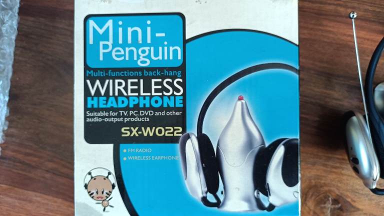 Wireless headphones .